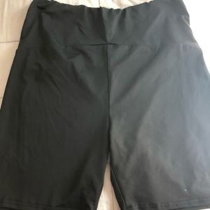 black biker shorts